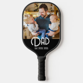 Palas De Pickleball Papá Establecido Foto Escritura Negra Grunge