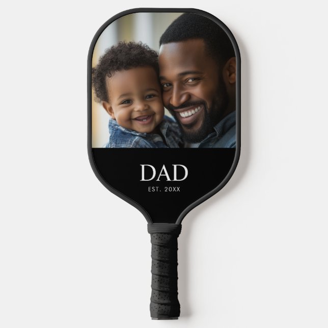 Palas De Pickleball Papá Estableció Diversión Simple Foto  (Anverso)