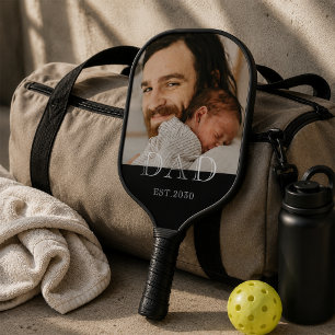 Palas De Pickleball Papá Estableció La Foto Negra Moderna