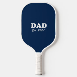 Palas De Pickleball Papá Personalizado Fecha establecida azul marino m