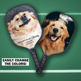 Palas De Pickleball Para siempre en nuestro corazón Mascota memorial K