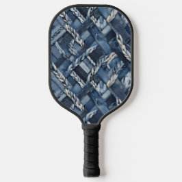 Palas De Pickleball Parches Y Frenas De Denim Con Problemas Oscuros