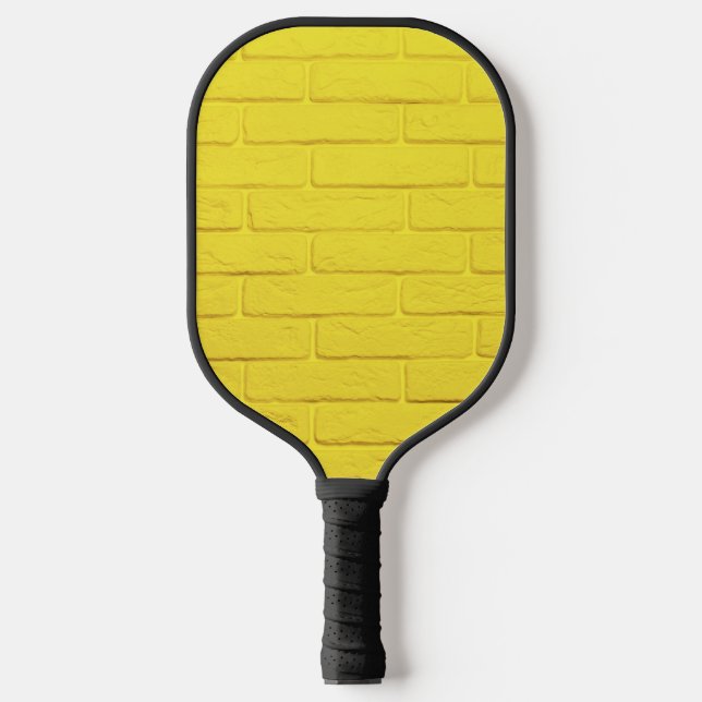 Palas De Pickleball pared de ladrillo amarillo (Anverso)