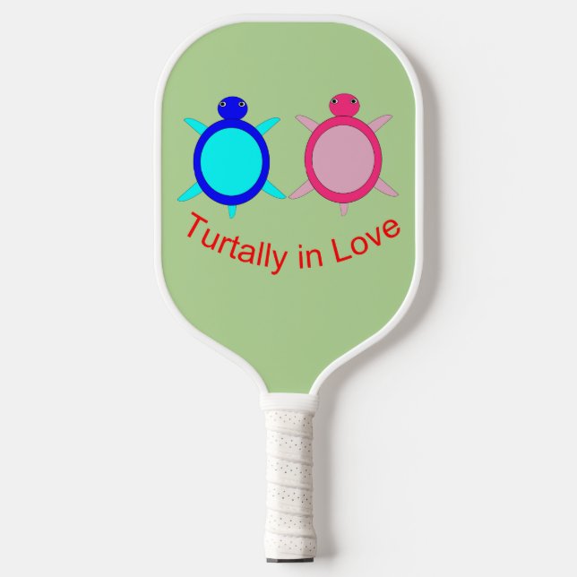 Palas De Pickleball Pareja De Tortuga Cuta (Anverso)