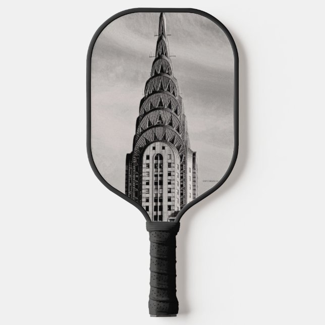 Palas De Pickleball Parte superior del edificio Chrysler en Nueva York (Anverso)