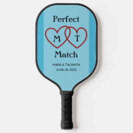 Palas De Pickleball Partida perfecta Monograma Blue Pickleball