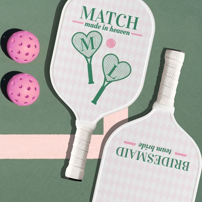 Palas De Pickleball Partido hecho en el Heaven Country Club regalo de  (Match made in heaven = perfect match, bridal shower/ bachelorette party bridesmaid gift, pickleball)