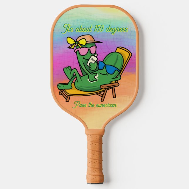 Palas De Pickleball Pasar la pantalla solar (Anverso)