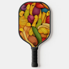 Palas De Pickleball Pasta art background