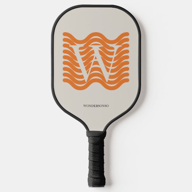 Palas De Pickleball Pastel Orange Wave (Anverso)