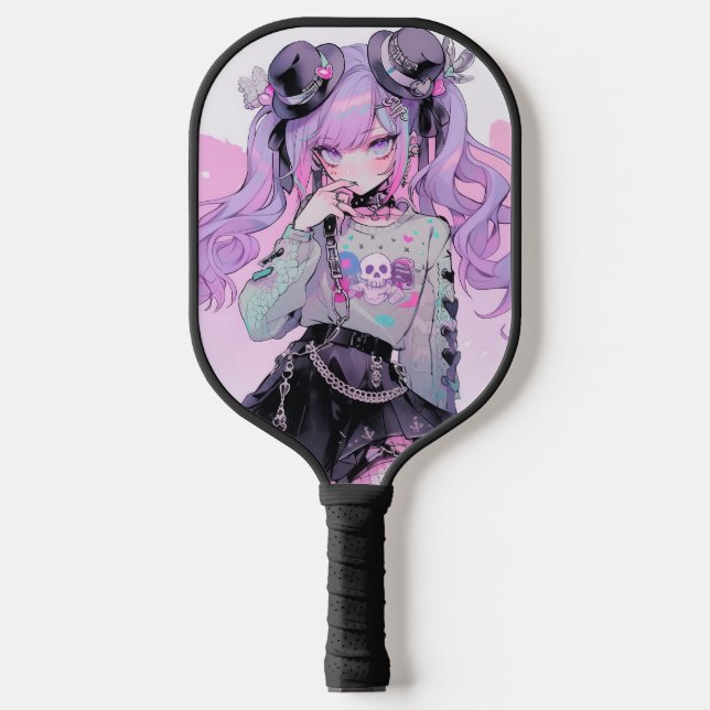 Palas De Pickleball Pastel Purple Gothic Lolita Anime Chica (Anverso)