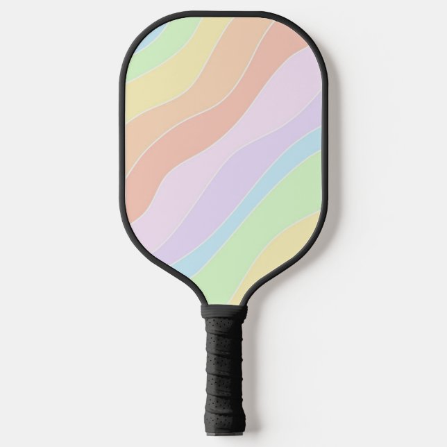 Palas De Pickleball Pastel Wave Pickleball Paddle (Anverso)