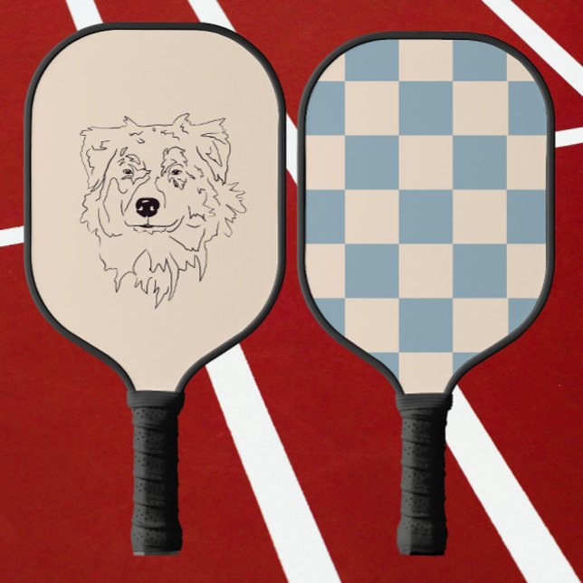 Palas De Pickleball pastor australiano, dibujo de perros (Subido por el creador)