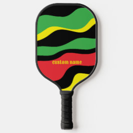 Palas De Pickleball Patrimonio negro, nombre personalizado personaliza
