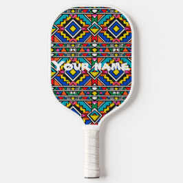 Palas De Pickleball Patrón africano Ndebele
