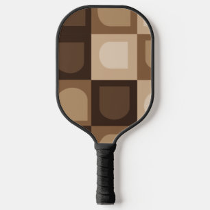 Palas De Pickleball Patrón azteca geométrico moderno de arca boho marr
