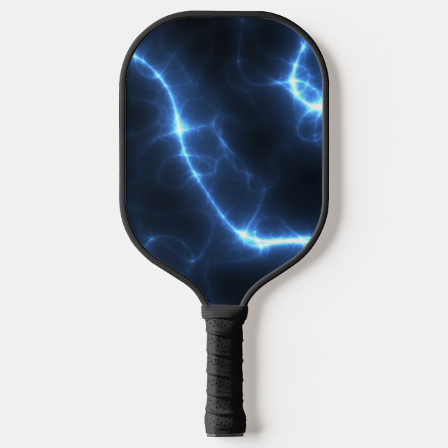 Palas De Pickleball Patrón azul de corriente eléctrica (Anverso)