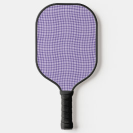 Palas De Pickleball Patrón continuo de cuadros escoceses púrpura