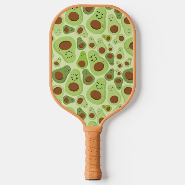Palas De Pickleball Patrón de aguacate - Avos Hass (Anverso)