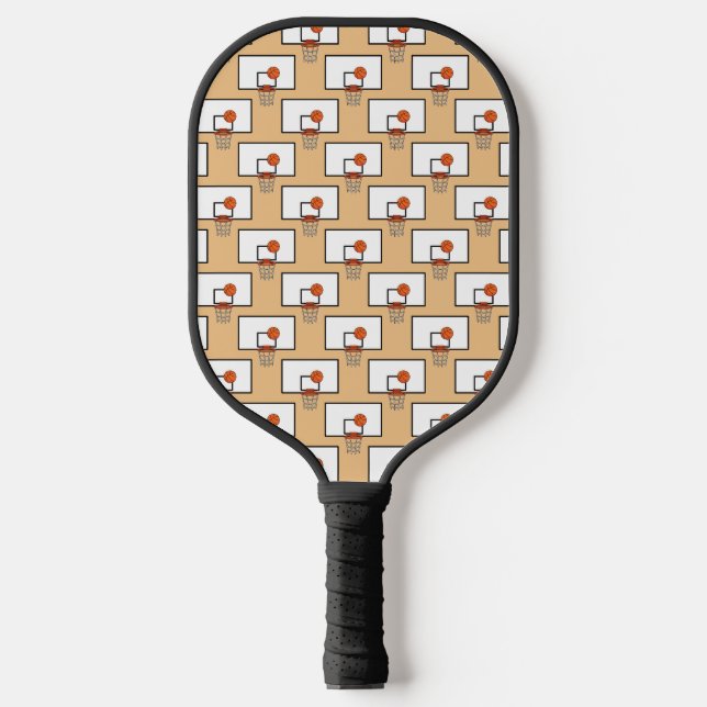 Palas De Pickleball Patrón de aro de baloncesto (Anverso)