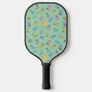 Palas De Pickleball Patrón de arte pop del azúcar de Woodstock