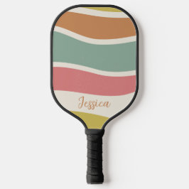 Palas De Pickleball Patrón de banda Boho Nombre personalizado Paddle