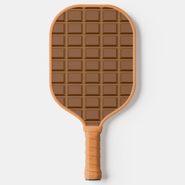 Palas De Pickleball Patrón de barras de chocolate (Anverso)
