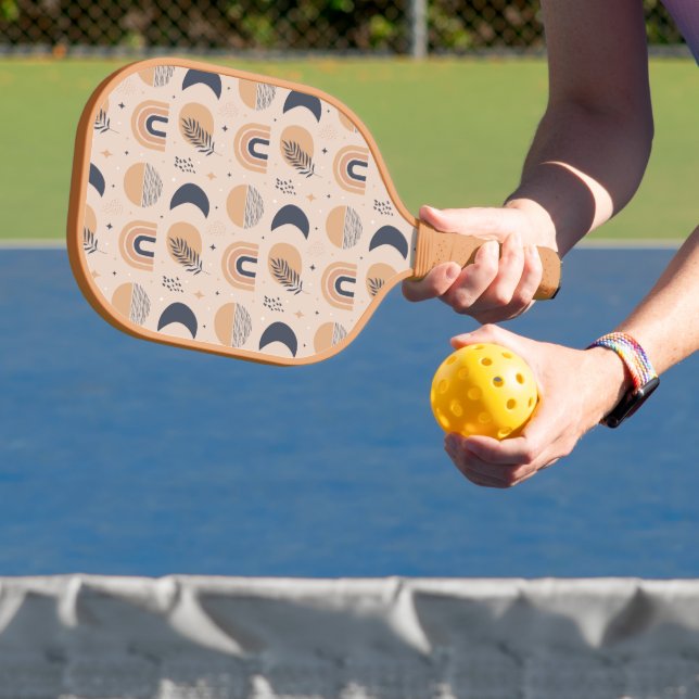 Palas De Pickleball Patrón de boho orgánico (in situ)