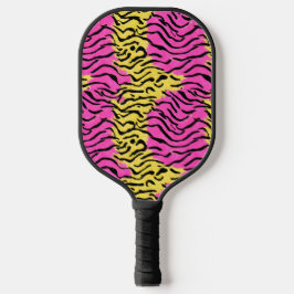 Palas De Pickleball Patrón de cebra de Purpurina rosa