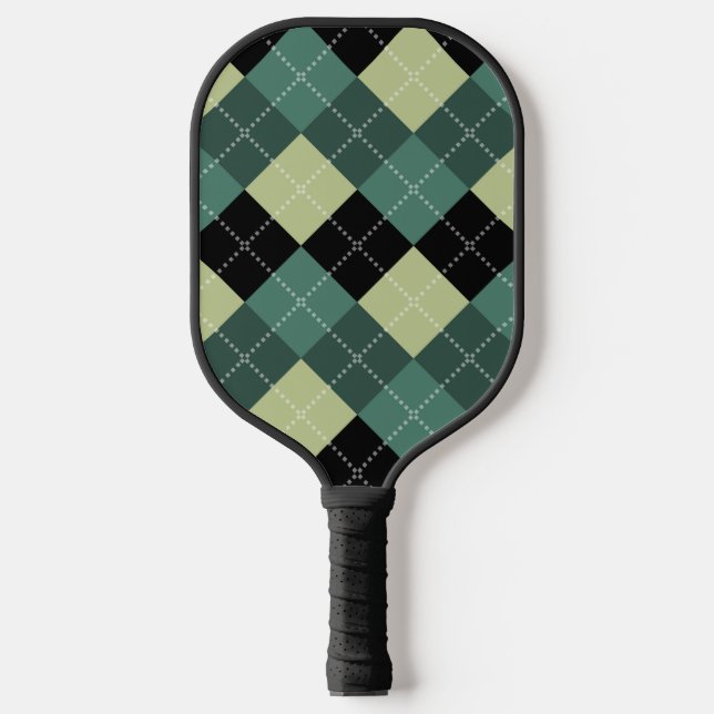 Palas De Pickleball Patrón de comprobación (Anverso)