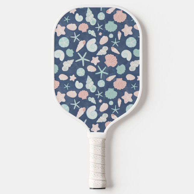 Palas De Pickleball patrón de conchas marinas (Anverso)