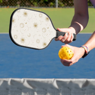 Palas De Pickleball Patrón de constelación de estilo vintage