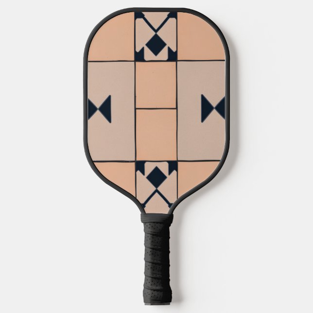Palas De Pickleball Patrón de cuadros clásico (Anverso)
