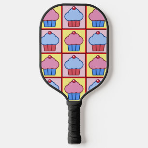 Palas De Pickleball Patrón de Cupcake Adorable