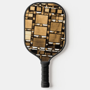 Palas De Pickleball Patrón de Espejos de Sepia