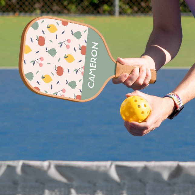 Palas De Pickleball Patrón de frutas de corte (in situ)