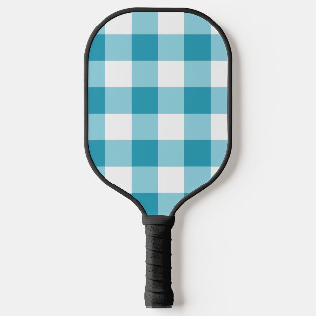 Palas De Pickleball Patrón de Gingham (Anverso)