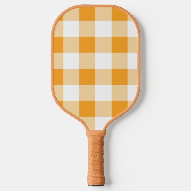 Palas De Pickleball Patrón de Gingham (Anverso)
