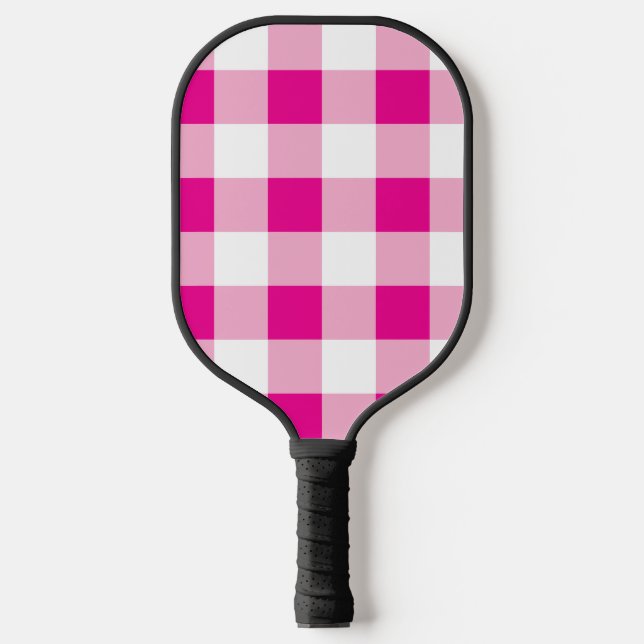Palas De Pickleball Patrón de Gingham (Anverso)