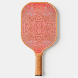 Palas De Pickleball Patrón de giro de coral en naranja y verde