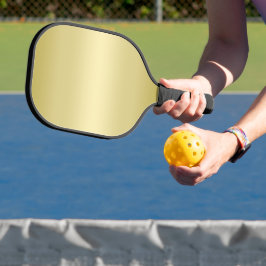 Palas De Pickleball Patrón de gradiente de ondas modernas Gold de lujo