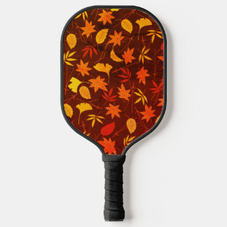 Palas De Pickleball Patrón de hojas otoñales