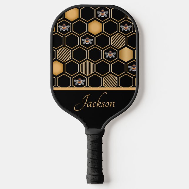 Palas De Pickleball Patrón de honeycomb (Anverso)