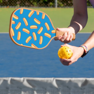 Palas De Pickleball Patrón de Hotdogs de comida rápida
