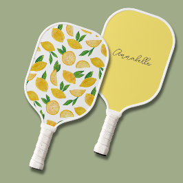 Palas De Pickleball Patrón de limón cítrico