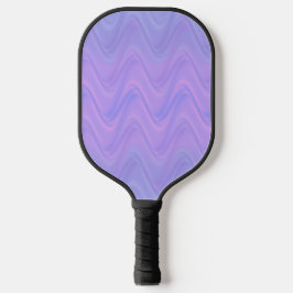 Palas De Pickleball Patrón de líneas onduladas púrpura rosa