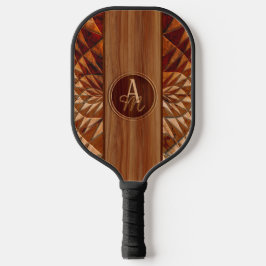 Palas De Pickleball Patrón de madera