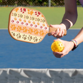 Palas De Pickleball Patrón de Mascotas de impresión de la mejor hoja d