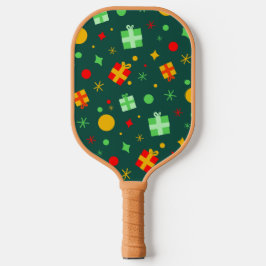 Palas De Pickleball Patrón de Navidades divertidos y lúdicos