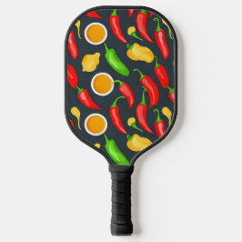 Palas De Pickleball Patrón de Peppers de Chili Caliente